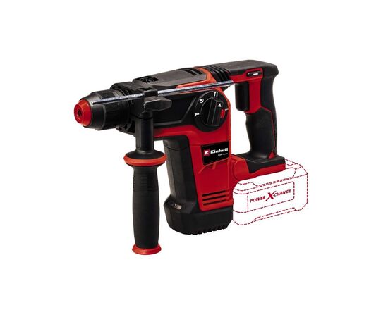 Перфоратор Einhell TP-HD 18/26LI BL - Solo безщітковий SDS-plus, PXC 18В 2.6Дж, 3кг (без АКБ та ЗП) (4514265)