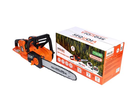 Цепная пила SEQUOIA 40 В (20В+20В), бесщет, шина Oregon 35 см, АКБ+ЗУ, 3,68 кг (SBC4014BSO-E2W), изображение 12 Цепная пила SEQUOIA 40 В (20В+20В), бесщет, шина Oregon 35 см, АКБ+ЗУ, 3,68 кг (SBC4014BSO-E2W), изображение 12