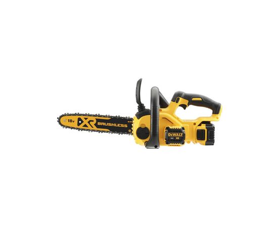 Ланцюгова пила DeWALT 18 В, 5 Ач, шина 30 см, ланцюг OREGON 3/8 (DCM565P1), зображення 3 Ланцюгова пила DeWALT 18 В, 5 Ач, шина 30 см, ланцюг OREGON 3/8 (DCM565P1), зображення 3