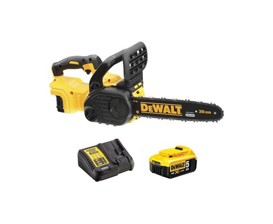 Ланцюгова пила DeWALT 18 В, 5 Ач, шина 30 см, ланцюг OREGON 3/8 (DCM565P1)