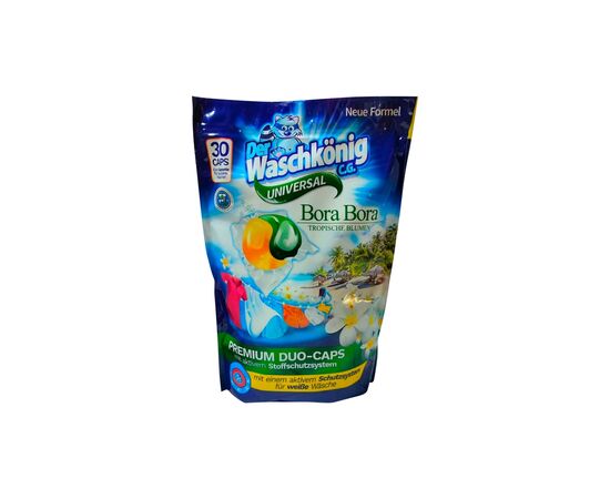 Капсули для прання Waschkonig Bora Bora Universal 30 шт. (4260418933253)