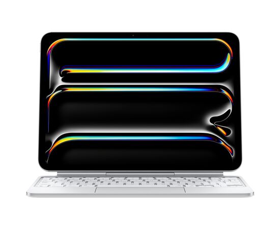 Чохол до планшета Apple Magic Keyboard for iPad Pro 11inch (M4) - Ukrainian - White,Model A2975 (MWR03UA/A), зображення 2 Чохол до планшета Apple Magic Keyboard for iPad Pro 11inch (M4) - Ukrainian - White,Model A2975 (MWR03UA/A), зображення 2