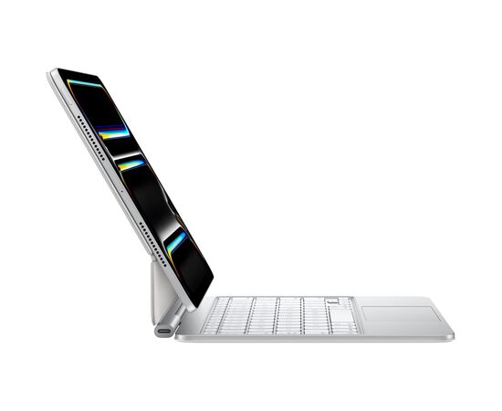 Чохол до планшета Apple Magic Keyboard for iPad Pro 11inch (M4) - Ukrainian - White,Model A2975 (MWR03UA/A), зображення 3 Чохол до планшета Apple Magic Keyboard for iPad Pro 11inch (M4) - Ukrainian - White,Model A2975 (MWR03UA/A), зображення 3
