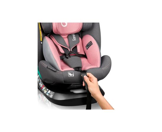 Автокресло Lionelo Bastiaan One I-size Pink Rose (LO-BASTIAAN ONE I-SIZE PINK ROSE), изображение 11 Автокресло Lionelo Bastiaan One I-size Pink Rose (LO-BASTIAAN ONE I-SIZE PINK ROSE), изображение 11