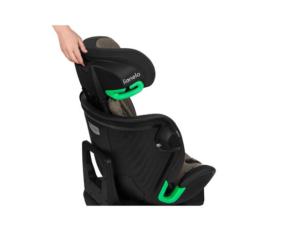 Автокресло Lionelo Harmony I-Size Green Olive Leather (LO-HARMONY I-SIZE GREEN OLIVE LEATHER), изображение 4 Автокресло Lionelo Harmony I-Size Green Olive Leather (LO-HARMONY I-SIZE GREEN OLIVE LEATHER), изображение 4