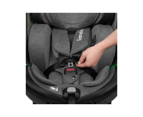 Автокресло Lionelo Harmony I-Size Grey Graphite Leather (LO-HARMONY I-SIZE GREY GRAPHITE LEATHER), изображение 10 Автокресло Lionelo Harmony I-Size Grey Graphite Leather (LO-HARMONY I-SIZE GREY GRAPHITE LEATHER), изображение 10