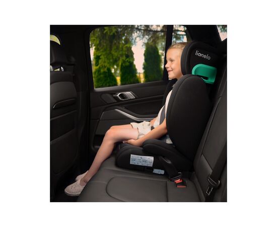 Автокресло Lionelo Hugo I-Size Black Grey 15-36 кг (LO-HUGO I-SIZE BLACK GREY), изображение 12 Автокресло Lionelo Hugo I-Size Black Grey 15-36 кг (LO-HUGO I-SIZE BLACK GREY), изображение 12