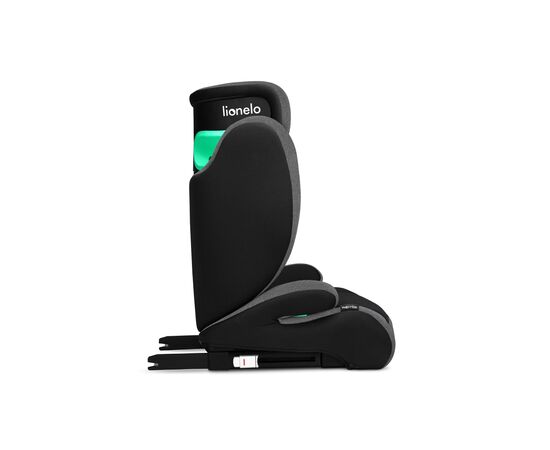 Автокресло Lionelo Hugo I-Size Black Grey 15-36 кг (LO-HUGO I-SIZE BLACK GREY), изображение 7 Автокресло Lionelo Hugo I-Size Black Grey 15-36 кг (LO-HUGO I-SIZE BLACK GREY), изображение 7
