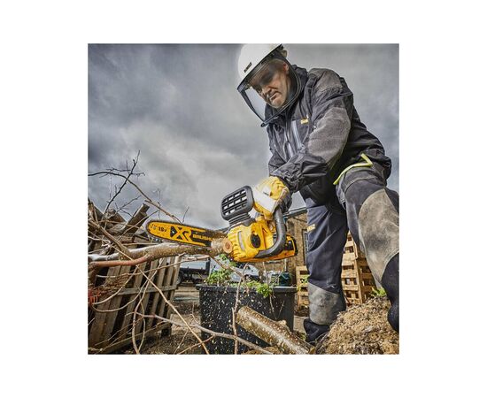 Цепная пила DeWALT 18 В, шина 30 см, цепь OREGON 3/8 (без АКБ и ЗУ) (DCM565N), изображение 4 Цепная пила DeWALT 18 В, шина 30 см, цепь OREGON 3/8 (без АКБ и ЗУ) (DCM565N), изображение 4