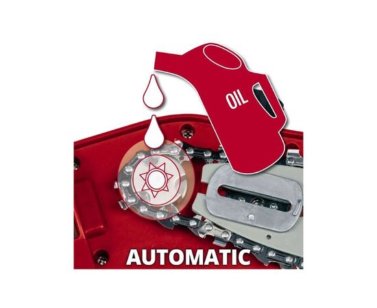 Цепная пила Einhell висоторіз GC-EC 7520 T, 750 Вт, шина 20 см, 178-257 см (4501240), изображение 5