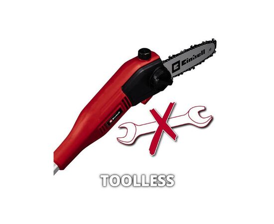 Цепная пила Einhell висоторіз GC-EC 7520 T, 750 Вт, шина 20 см, 178-257 см (4501240), изображение 7