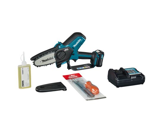 Цепная пила Makita CXT, 12V, 100мм, 2Ah (UC100DWA), изображение 10 Цепная пила Makita CXT, 12V, 100мм, 2Ah (UC100DWA), изображение 10