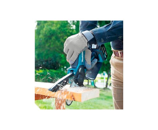 Цепная пила Makita CXT, 12V, 100мм, 2Ah (UC100DWA), изображение 12 Цепная пила Makita CXT, 12V, 100мм, 2Ah (UC100DWA), изображение 12