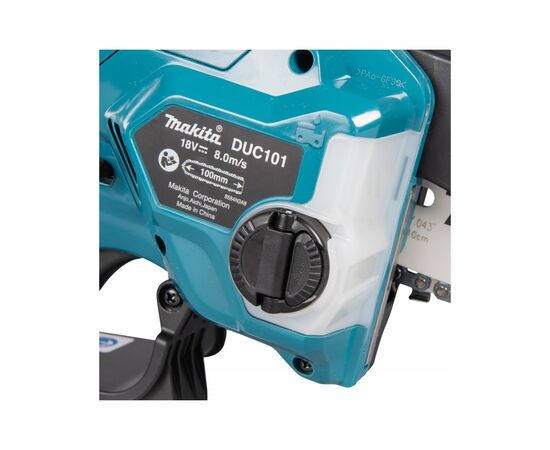 Цепная пила Makita LXT, 18V, 100мм (без АКБ и ЗУ) (DUC101Z), изображение 3 Цепная пила Makita LXT, 18V, 100мм (без АКБ и ЗУ) (DUC101Z), изображение 3