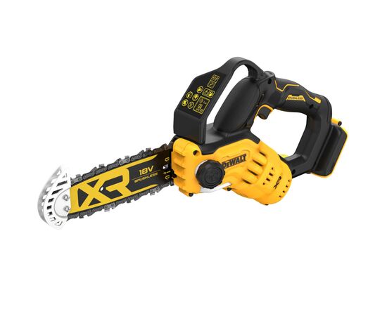 Цепная пила DeWALT мини, 18 В XR Li-lon 5Ah, бесщёточная, шина 20 см (DCMPS520P1), изображение 2 Цепная пила DeWALT мини, 18 В XR Li-lon 5Ah, бесщёточная, шина 20 см (DCMPS520P1), изображение 2