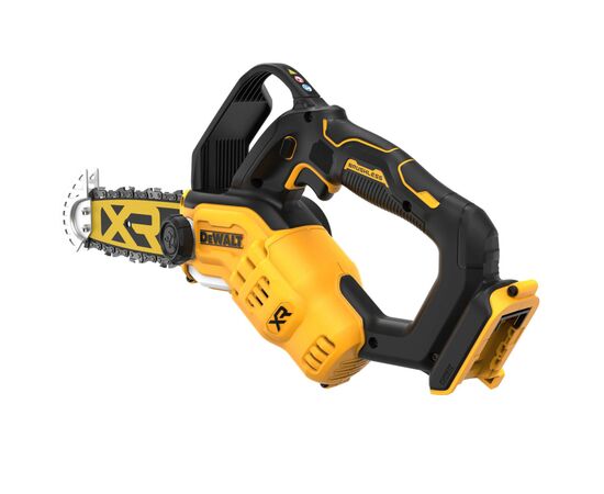 Цепная пила DeWALT мини, 18 В XR Li-lon 5Ah, бесщёточная, шина 20 см (DCMPS520P1), изображение 4 Цепная пила DeWALT мини, 18 В XR Li-lon 5Ah, бесщёточная, шина 20 см (DCMPS520P1), изображение 4