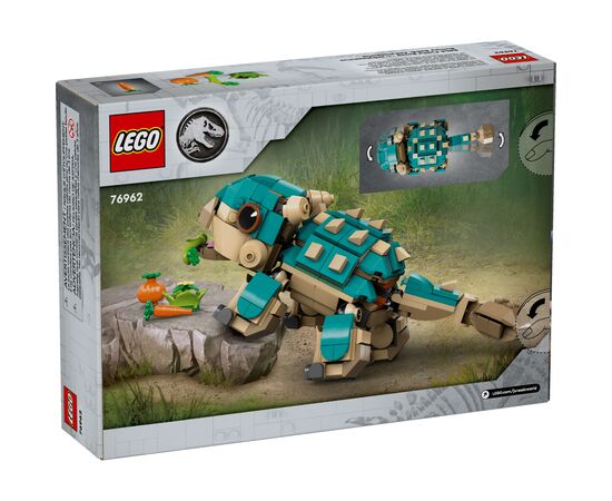 Конструктор LEGO Jurassic World Малюк Бампі: Анкілозавр (76962), зображення 6 Конструктор LEGO Jurassic World Малюк Бампі: Анкілозавр (76962), зображення 6