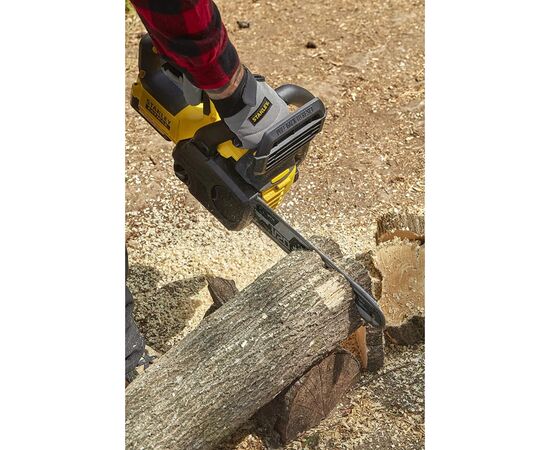 Ланцюгова пила Stanley FatMax, 20V, 4Ah, шина 30 см, ланцюг 3/8'' (SFMCCS630M1), зображення 7 Ланцюгова пила Stanley FatMax, 20V, 4Ah, шина 30 см, ланцюг 3/8'' (SFMCCS630M1), зображення 7