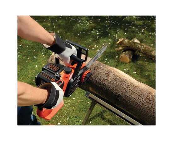 Цепная пила Black&Decker 36V, 2.5Ah, шина 30 см, цепь 3/8'' (GKC3630L25), изображение 2 Цепная пила Black&Decker 36V, 2.5Ah, шина 30 см, цепь 3/8'' (GKC3630L25), изображение 2