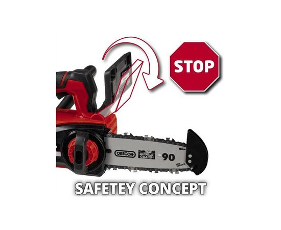 Цепная пила Einhell FORTEXXA 18/20 TH акум., PXC, 18В, 20 см, безщіт., 2.54 кг (без АКБ та ЗП) (4600020), изображение 4 Цепная пила Einhell FORTEXXA 18/20 TH акум., PXC, 18В, 20 см, безщіт., 2.54 кг (без АКБ та ЗП) (4600020), изображение 4