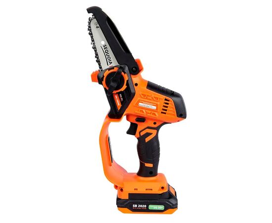 Цепная пила SEQUOIA мини, 20V, 2Ah, шин 10 см (SBC2004M-QV), изображение 2 Цепная пила SEQUOIA мини, 20V, 2Ah, шин 10 см (SBC2004M-QV), изображение 2