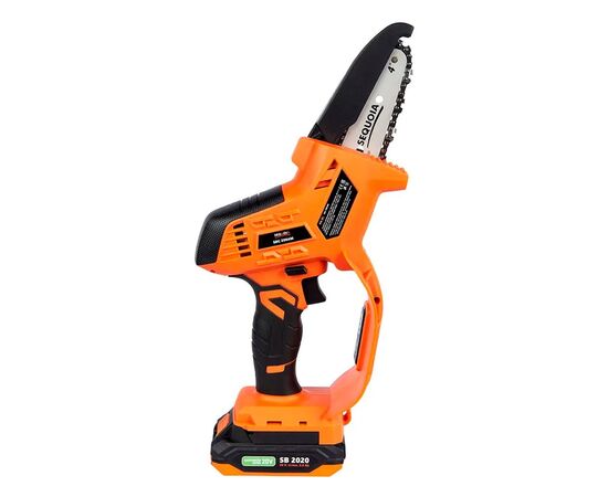 Цепная пила SEQUOIA мини, 20V, 2Ah, шин 10 см (SBC2004M-QV), изображение 4 Цепная пила SEQUOIA мини, 20V, 2Ah, шин 10 см (SBC2004M-QV), изображение 4