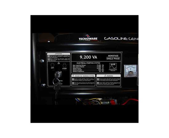 Генератор TECNOWARE FGE9200EA 6.5kW, электростарт, ATS (FGE9200EA), изображение 2 Генератор TECNOWARE FGE9200EA 6.5kW, электростарт, ATS (FGE9200EA), изображение 2