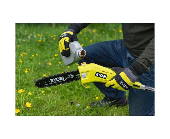Цепная пила Ryobi высоторез RY36PP25A-0 36V, MAX POWER, шина 25см, 3м, 4.3кг (без АКБ и ЗУ) (5133005786), изображение 6
