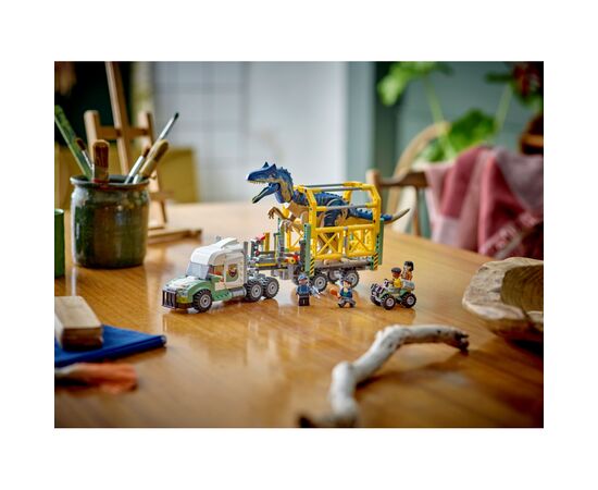 Конструктор LEGO Jurassic World Миссии динозавров: Грузовик для перевозки аллозавра (76966), изображение 12 Конструктор LEGO Jurassic World Миссии динозавров: Грузовик для перевозки аллозавра (76966), изображение 12