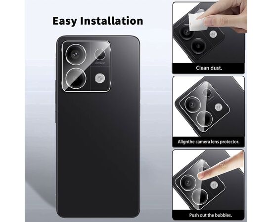 Стекло защитное Dengos POCO C65 + camera module glass (DG-TGSCP-05), изображение 3 Стекло защитное Dengos POCO C65 + camera module glass (DG-TGSCP-05), изображение 3