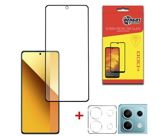 Стекло защитное Dengos Xiaomi Redmi Note 13 5G + camera module glass (DG-TGSCP-02)