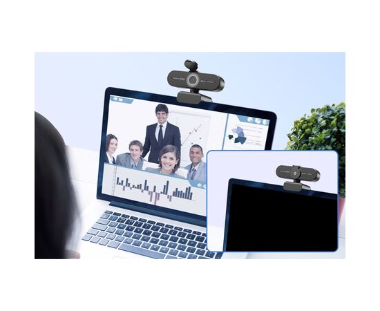 Веб-камера Emeet C60E 4K Black (eMeet-E3124), изображение 10 Веб-камера Emeet C60E 4K Black (eMeet-E3124), изображение 10