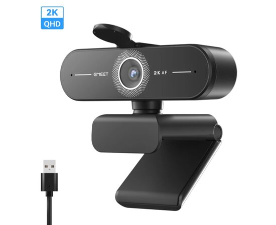 Веб-камера Emeet C60E 2K Black (eMeet-E3123)