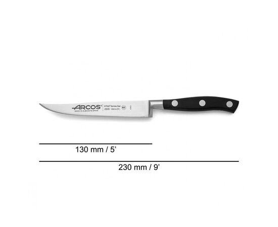 Кухонний ніж Arcos Riviera для стейку 130 мм (230500), зображення 6 Кухонний ніж Arcos Riviera для стейку 130 мм (230500), зображення 6
