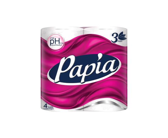 Туалетная бумага Papia 3 слоя 4 рулона (8690536010011)