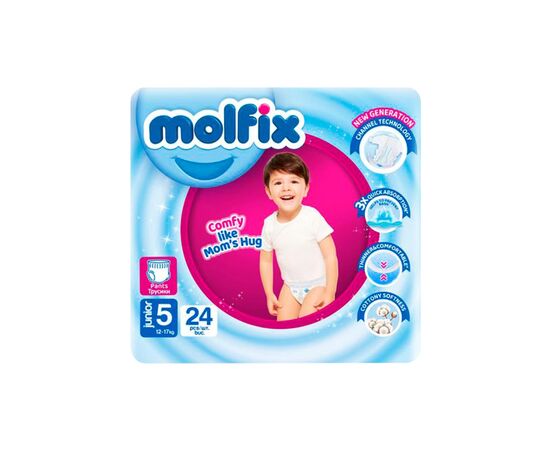 Подгузники Molfix Трусики 5 junior 12-17 кг 24 шт (8690536842636)
