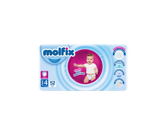 Подгузники Molfix Трусики 4 maxi 9-14 кг 52 шт (8690536842711)
