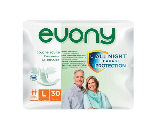 Подгузники для взрослых Evony 3 Large 30 шт (8690536804085)