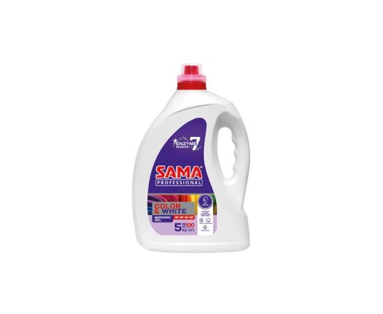 Гель для прання Sama Professional Color & White Універсальний 5 кг (4820270630624)