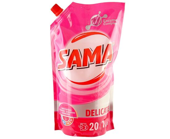 Гель для стирки Sama Delicate 1 кг (4820270630860)