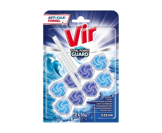 Туалетный блок Vir Total Power Guard Океан 2x55 г (3801003002209)
