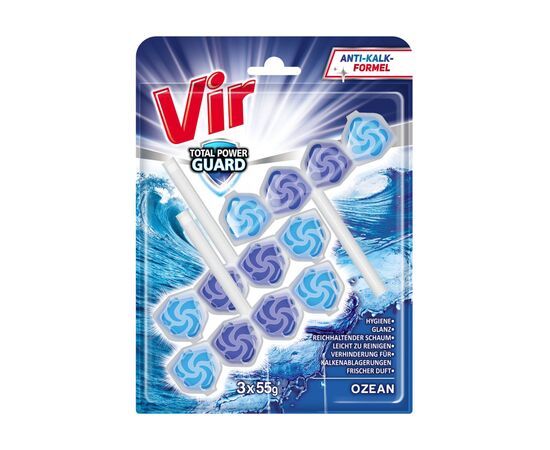 Туалетный блок Vir Total Power Guard Океан 3x55 г (3801003002216)