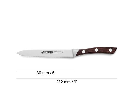 Кухонний ніж Arcos Natura для томатів 130 мм (154910), зображення 4 Кухонний ніж Arcos Natura для томатів 130 мм (154910), зображення 4