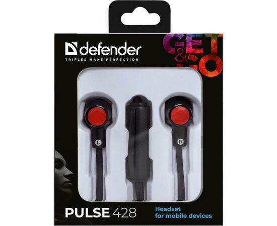 Наушники Defender Pulse 428 Black (63428), изображение 3 Наушники Defender Pulse 428 Black (63428), изображение 3