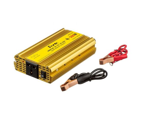 Автомобильный инвертор 12V/220V 500W, чистая синусоида Porto (MNZ-500), изображение 6 Автомобильный инвертор 12V/220V 500W, чистая синусоида Porto (MNZ-500), изображение 6