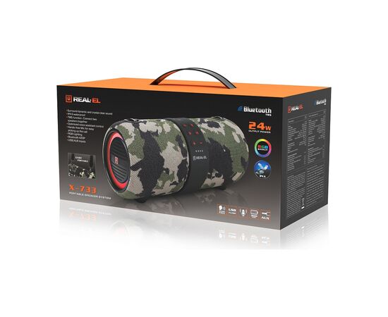 Акустическая система REAL-EL X-733 Сamo (4743304106011), изображение 12