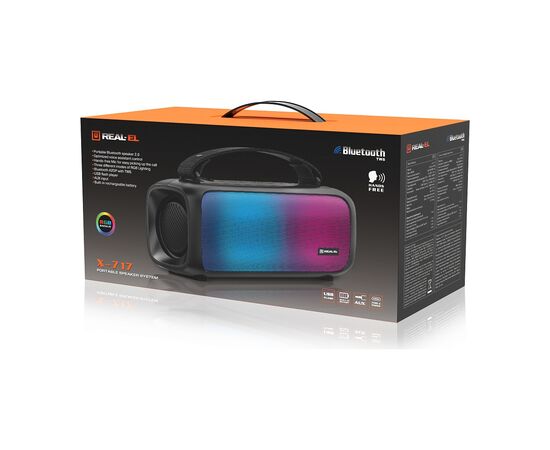 Акустическая система REAL-EL X-717 Black (4743304105359), изображение 12 Акустическая система REAL-EL X-717 Black (4743304105359), изображение 12