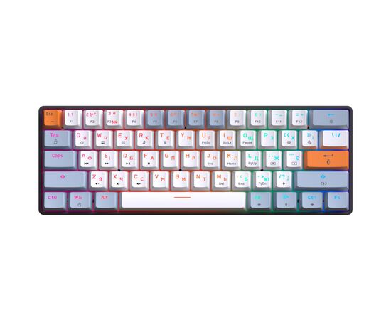 Клавиатура OfficePro MK130R Hot-Swap Red Swich RGB USB UA Black (MK130R)
