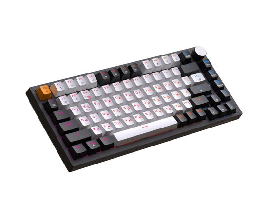 Клавиатура OfficePro MK160B Hot-Swap Red Swich RGB USB UA Black (MK160B), изображение 3 Клавиатура OfficePro MK160B Hot-Swap Red Swich RGB USB UA Black (MK160B), изображение 3
