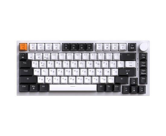 Клавиатура OfficePro MK160W Hot-Swap Red Swich RGB USB UA White (MK160W), изображение 2 Клавиатура OfficePro MK160W Hot-Swap Red Swich RGB USB UA White (MK160W), изображение 2